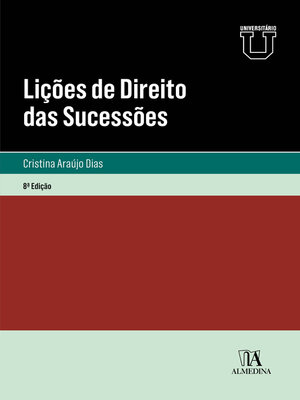 cover image of Lições de Direito das Sucessões--8ª Edição